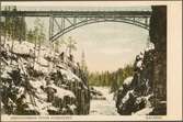 Järnvägsbro över Ämån, Dalarna.