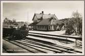 Spånga järnvägsstation. Stockholm - Västerås - Bergslagens Järnvägar, SWB Y3 79.