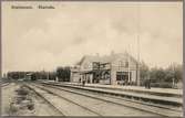 Järnvägsstationen i Harnäs.