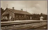 Järnvägsstationenn Borrby.
