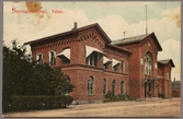 Järnvägsstationen Ystad.