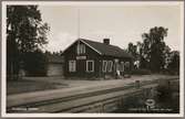 Järnvägsstationen i Korsberga.