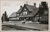 Järnvägsstationen Strömsund.