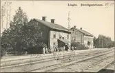 Järnvägsstationen i Lingbo.