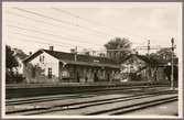 Stenstorp station och järnvägshotell.