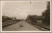 Järnvägsstationen i Valla.