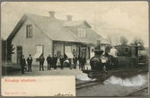 Järnvägsstationen i Knaby.