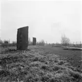 Trollhättan, Håjum. Resta stenar