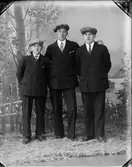 Tre unga män, Östhammar, Uppland