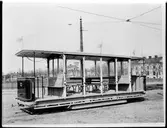 Gävle Stads Spårvägar, GSS öppen släpvagn 102.