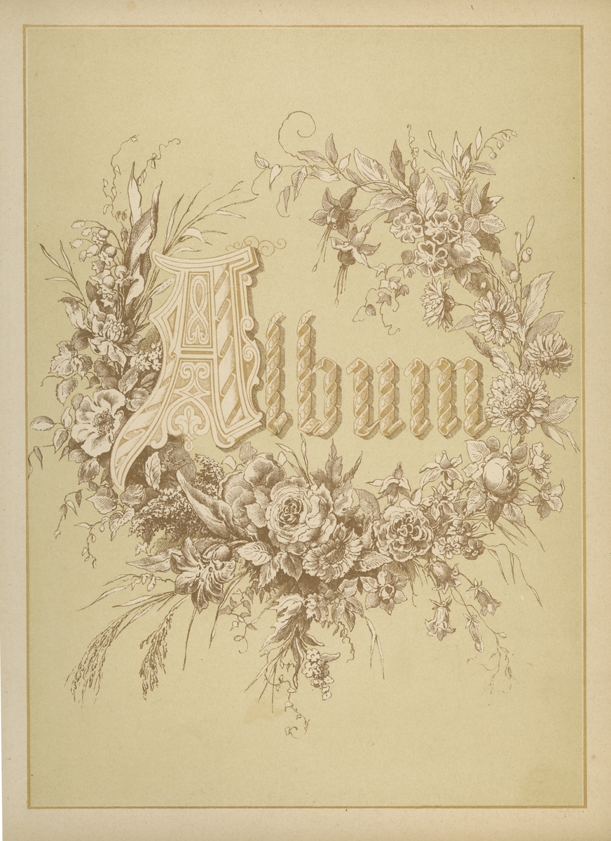 Unknown artist, Fotoalbum huvudsakligen innehållande porträtt från 1870-80-talen föreställande officerare vid olika regementen.