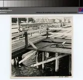 Flottans skeppsbro, laget kollisionsskada