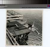 Flottans skeppsbro, laget kollisionsskada