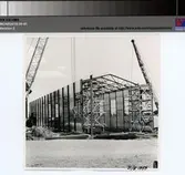 Verkstad för träfartyg, västra fasaden påbörjad