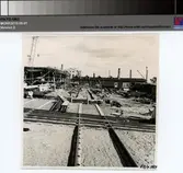 Torpedbåtslipen, västra delen färdig, östra delen i slutskede östra sjöspåret upprivet