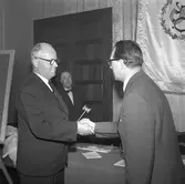 ÖSK:s nye ordförande.
4 december 1958.