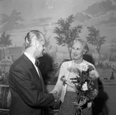 TV-debut i Örebro. 
23 december 1958.