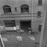 Diverse bilder, 1958.
Byggnad.