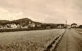 Labackavägen mot stationshuset c:a 1925-1930. (Vykort).