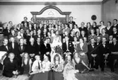 Bröllopsfest i Sionkapellet, Gamla Riksvägen c:a 1945.