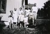 Familjen Lagerman, ca. 1935.
Ägare till Sporred Tvärgård.