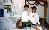 Kållereds Röda Kors, Centrumkyrkan 1990-tal.
Bazar.
Majken Westberg
Irene Karlsson