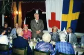 Röda korsets 50-årsjubileum i Värdshuset 1988.
Sittande från vänster med rygg mot fönster: Iréne Karlsson, Erik Karlsson, okänd, Ragnar Andersson, Britt Törnquist (RK Mölndal) samt Rolf Leidenborg (ordförande RK Kållered).