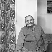 90-årig kvinna, boende i Valskog. Porträtt