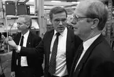 Politiker och landshövding besöker ABB, 1991