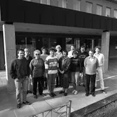 Styrelsen för Arbetarnas Bildningsförbund utanför sina lokaler i Medborgarhuset