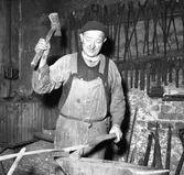 Albin Zander, smed på Jäders bruk.