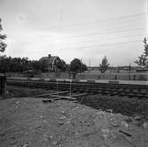 Bommar vid järnvägsövergången vid Augustenlund - Jädersvägen