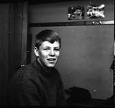 Leif Andersson. Brottare.
Porträtt av ung man.