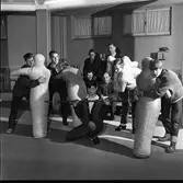 Arboga Atletklubb.
Grabbarna är, från vänster: Leif Andersson, Lars Hinrich, Christer 