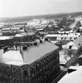 Utsikt från tornet på Heliga Trefaldighetskyrkan. Närmast ses 