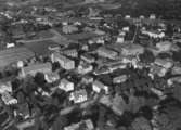 Flygfoto över Gislaved,  Jönköpings län. Nr 1644/1958