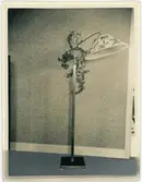 Vänersborg. Elfsborgs läns Dövstumskola, senare Vänerskolan. Gesällprov, golvlampa