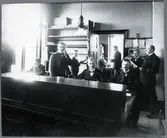 Stinsexpeditionen på Västervik station.