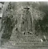 Lundby sn. Detalj av kyrkklocka. 