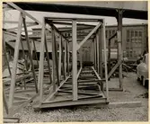 Stålkonstruktioner vid Oxelösunds hamn.