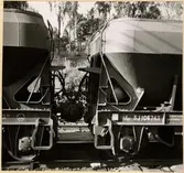 Statens Järnvägar, SJ Mar 106743. Provvagn, malmvagn.