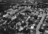 Flygfoto över Bodafors i Nässjö kommun, Jönköpings län. Nr: 421/1957