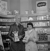 Vegetarian affär.
13 januari 1959.