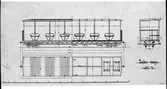 Ritning av spårvagn.