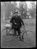Karl Malm med cykel