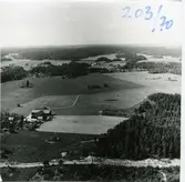 Tunby, Västerås.
Flygfoto över Tunby från sydsydost, 1970.