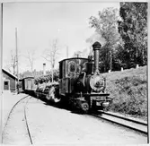 Tågsätt på Ljusfallshammars station.