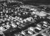Flygfoto över Sävsjö i Jönköpings län. Nr: 450/1957