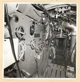 Dieselm.rum. BB manövertavla sed akterifrån.