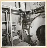 Torpedrum. SB sida av skott 51 sett förifrån.